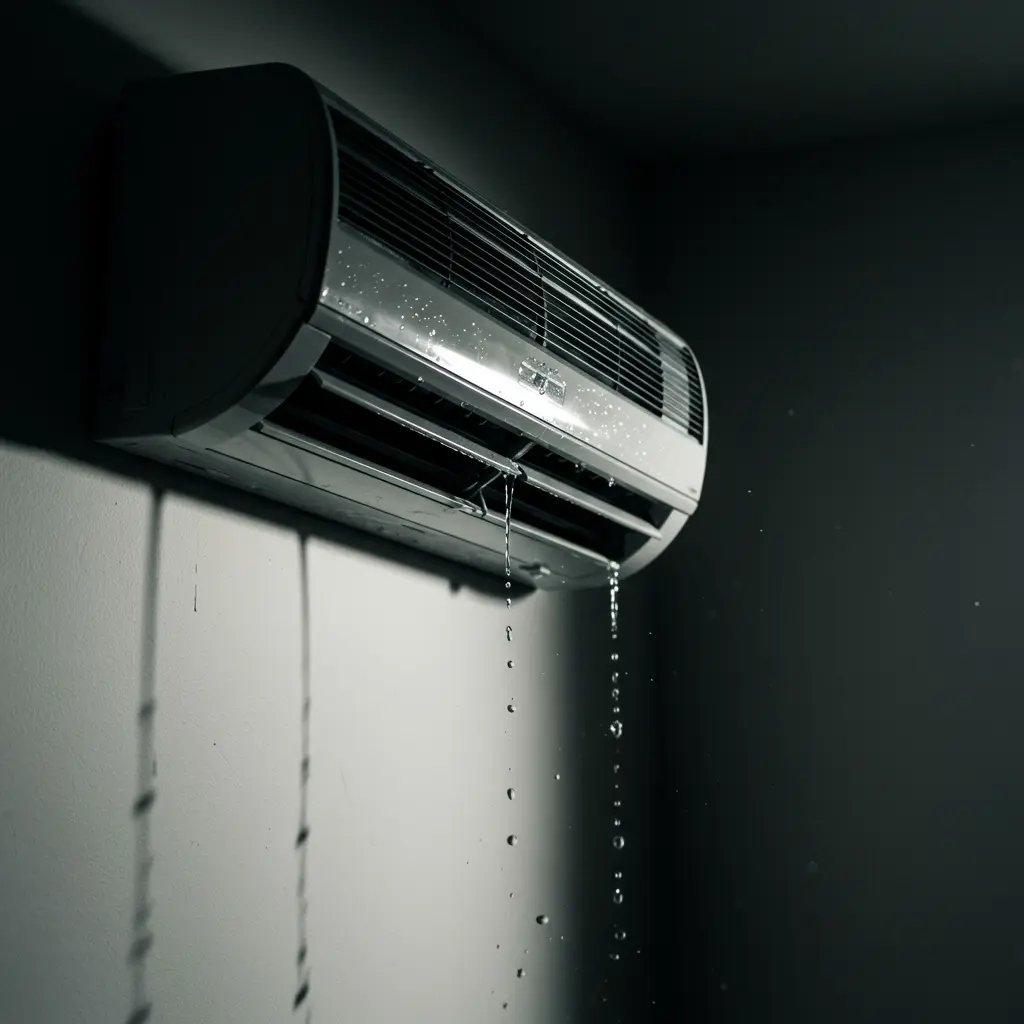 por qué sale agua del aire acondicionado